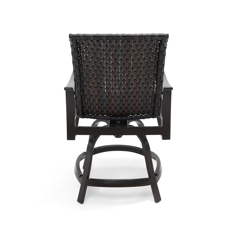 Stirling Woven Swivel Counter Height Stool - The Great Escape