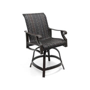 Stirling Woven Swivel Counter Height Stool - The Great Escape