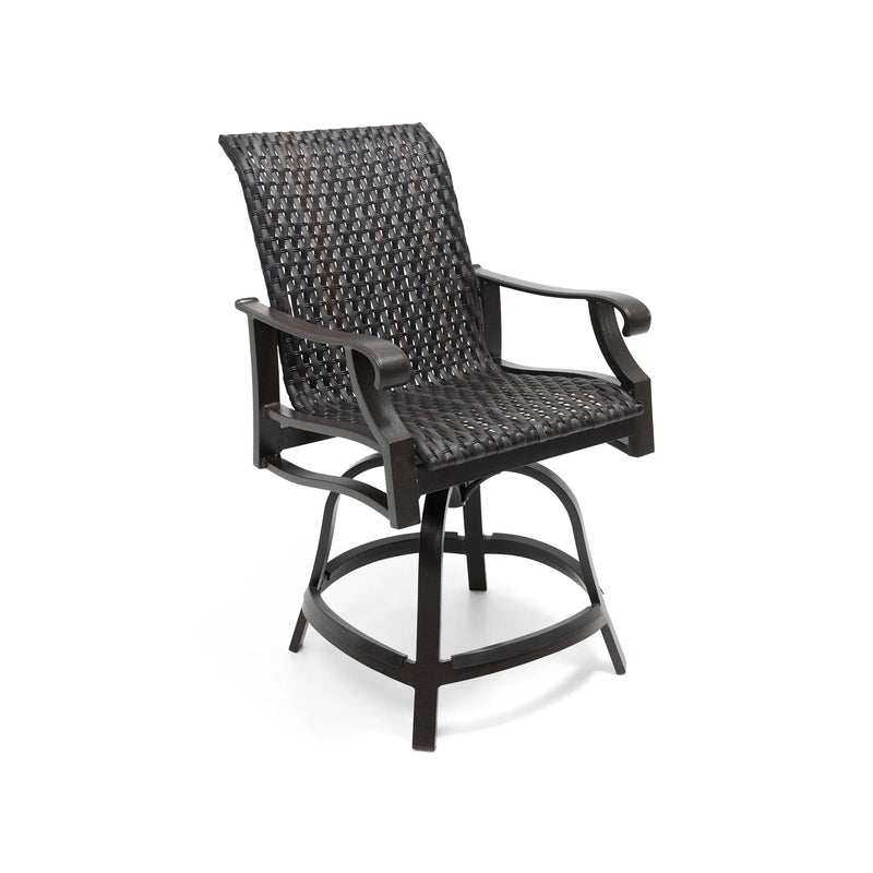 Stirling Woven Swivel Counter Height Stool - The Great Escape