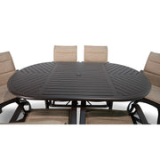 Stirling 7 Piece Padded Counter Height Group - The Great Escape