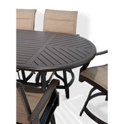 Stirling 7 Piece Padded Counter Height Group - The Great Escape