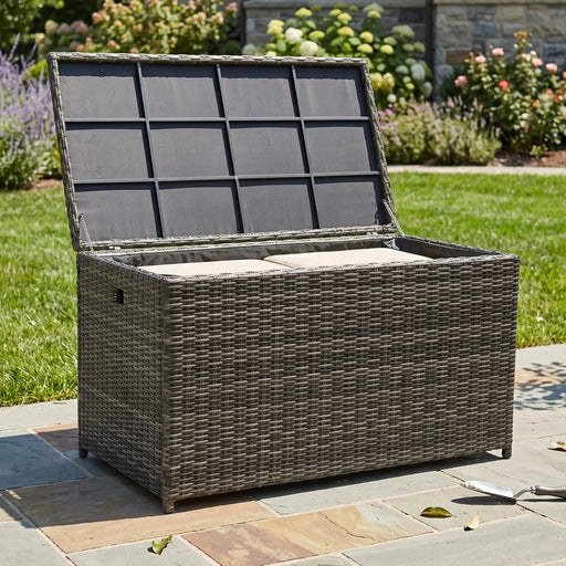 Grey Kampala Extra Large Woven Storage Box - The Great Escape