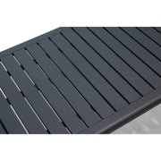 26x48 Inch Rectangle Graphite Farnham Slat Coffee Table - The Great Escape