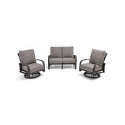 Wakefield 3 Piece Barbados Fog Loveseat Group - The Great Escape