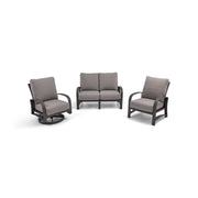 Wakefield 3 Piece Barbados Fog Loveseat Group - The Great Escape