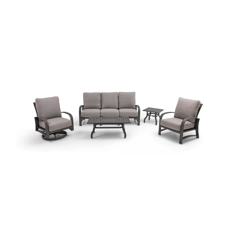 Wakefield 5 Piece Barbados Fog Sofa Chat Group - The Great Escape