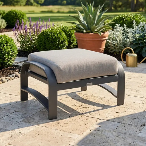 Wakefield Barbados Fog Cushioned Ottoman - The Great Escape