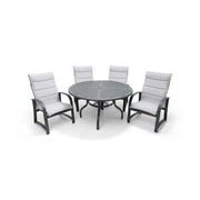 Wakefield 5 Piece Padded Sling Dining Group - The Great Escape