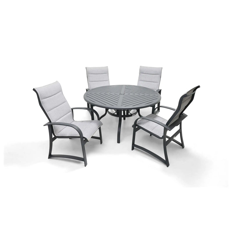Wakefield 5 Piece Padded Sling Dining Group - The Great Escape