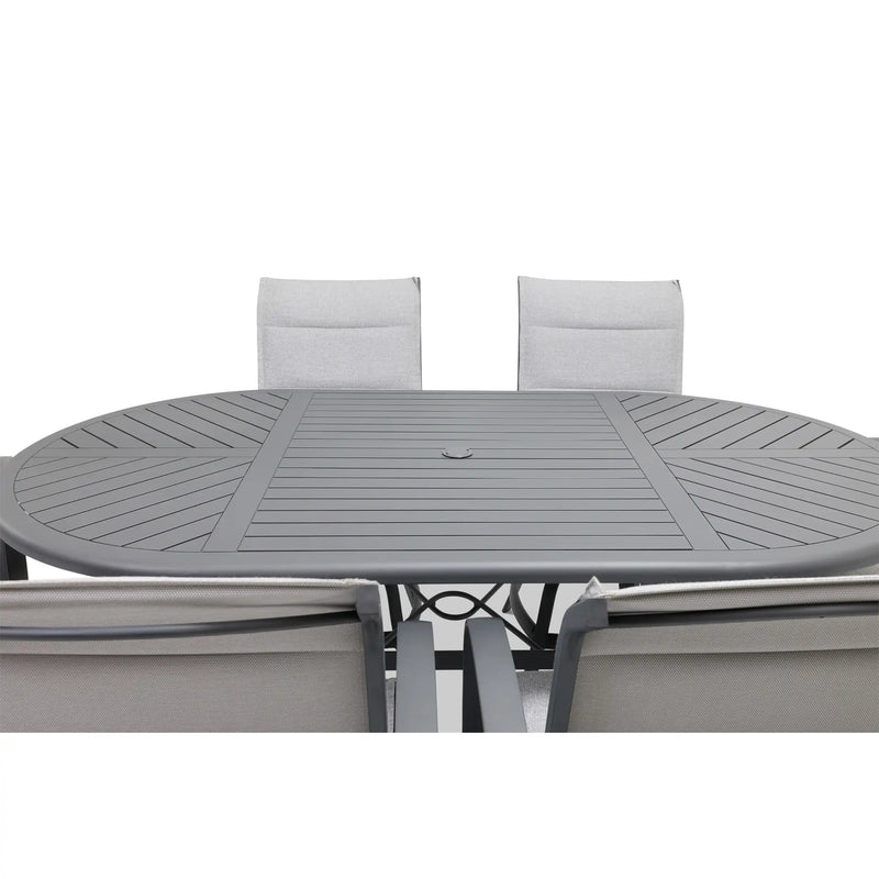 Wakefield 7 Piece Padded Sling Counter Height Group - The Great Escape