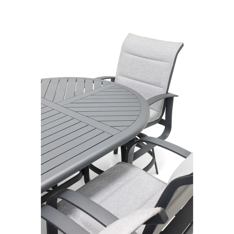 Wakefield 7 Piece Padded Sling Counter Height Group - The Great Escape
