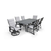 Wakefield 7 Piece Padded Sling Dining Group - The Great Escape