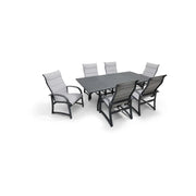 Wakefield 7 Piece Padded Sling Dining Group - The Great Escape