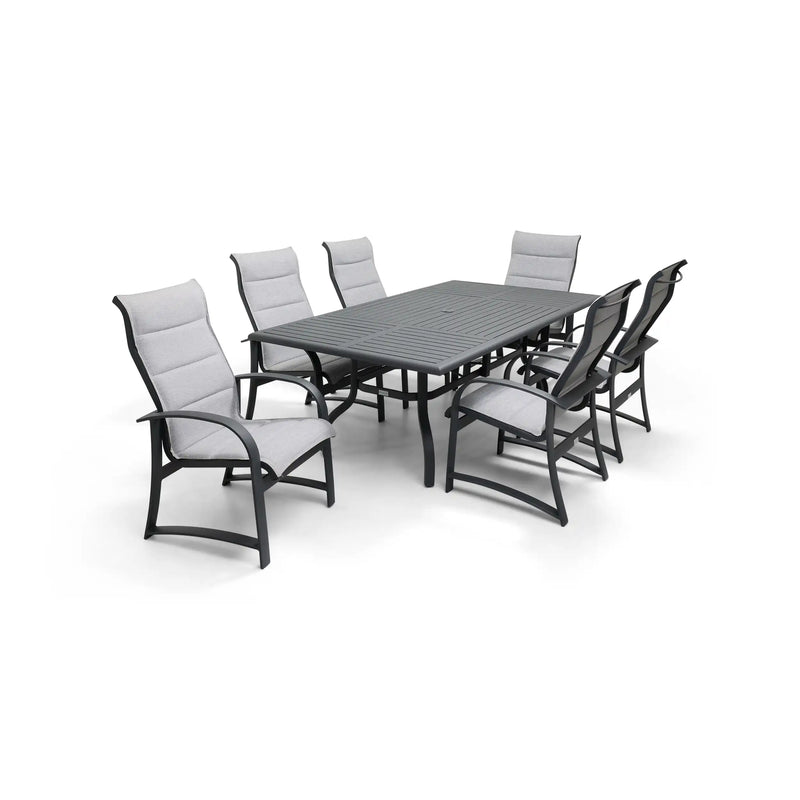 Wakefield 7 Piece Padded Sling Dining Group - The Great Escape