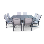 Wakefield 9 Piece Padded Dining Group - The Great Esacpe