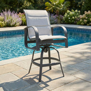 Wakefield Padded Swivel Barstool - The Great Escape