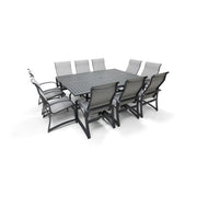 Wakefield 11 Piece 60"x84" Rect. Table Sling Dining Group - The Great Escape