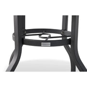 42 Inch Round Graphite Farnham Slat Bar Height Table - The Great Escape