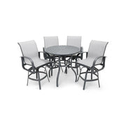 Wakefield 5 Piece Sling Bar Height Group - The Great Escape