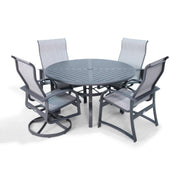 Wakefield 5 Piece Sling Dining Group With 2 Swivel Rockers - The Great Escape