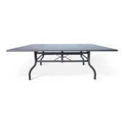 66 Inch Square Graphite Farnham Slat Table - The Great Escape