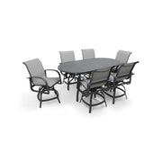 Wakefield 7 Piece Sling Counter Height Group - The Great Escape