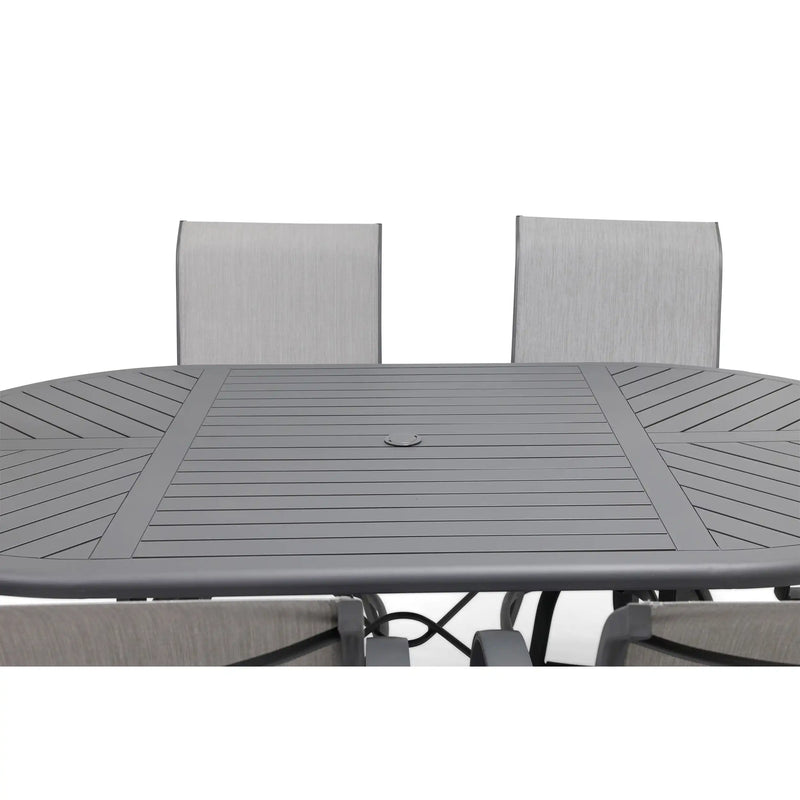 Wakefield 7 Piece Sling Counter Height Group - The Great Escape