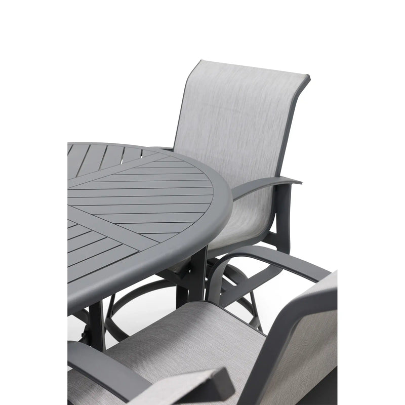 Wakefield 7 Piece Sling Counter Height Group - The Great Escape