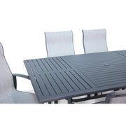 Wakefield 7 Piece Sling Dining Group With 2 Swivel Rockers - The Great Escape