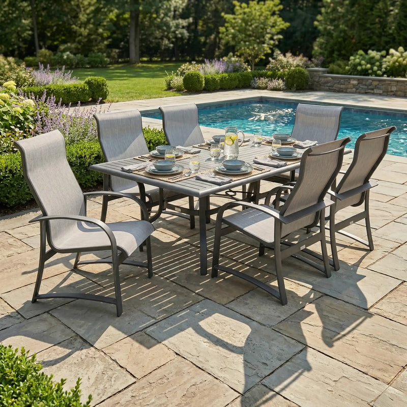 Wakefield 7 Piece Sling Dining Group - The Great Escape
