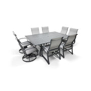Wakefield 9 Piece 60"x84" Rect. Table Sling Dining Group - The Great Escape