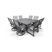 Wakefield 9 Piece Sling Square Dining Group - The Great Escape