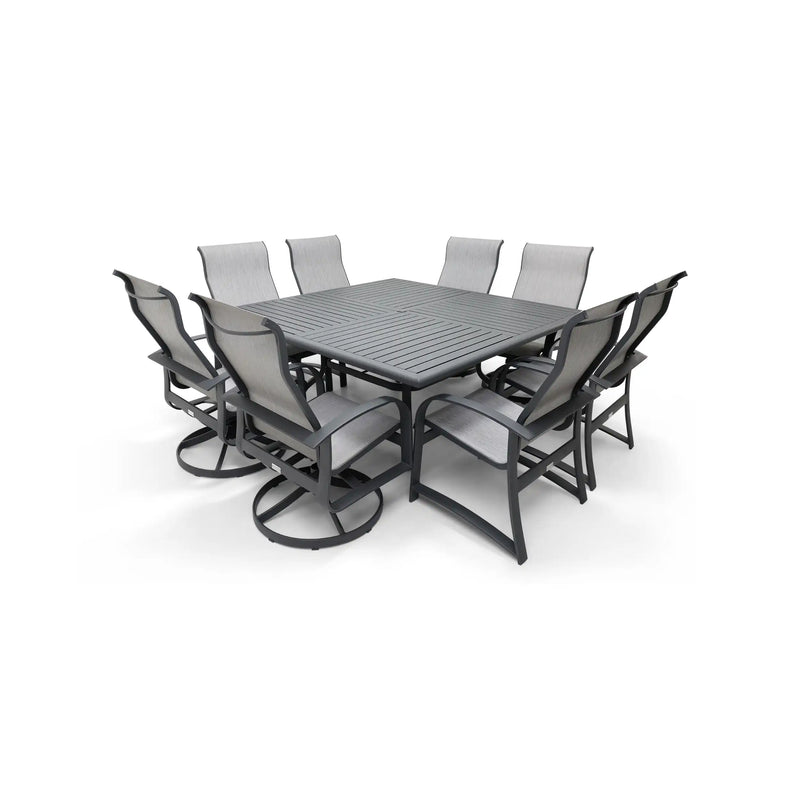 Wakefield 9 Piece Sling Square Dining Group - The Great Escape