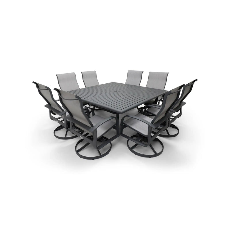 Wakefield 9 Piece Sling Square Dining Group - The Great Escape