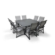 Wakefield 9 Piece Sling Square Dining Group - The Great Escape
