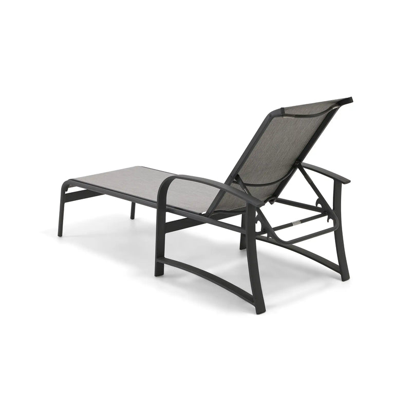 Wakefield Deluxe Sling Chaise Lounge W/ Arms - The Great Escape