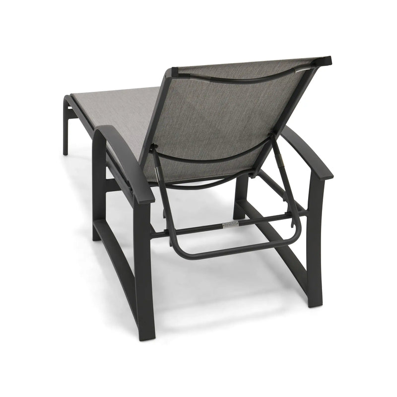 Wakefield Deluxe Sling Chaise Lounge W/ Arms - The Great Escape