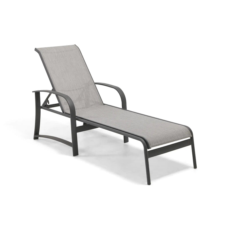 Wakefield Deluxe Sling Chaise Lounge W/ Arms - The Great Escape