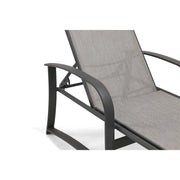 Wakefield Deluxe Sling Chaise Lounge W/ Arms - The Great Escape