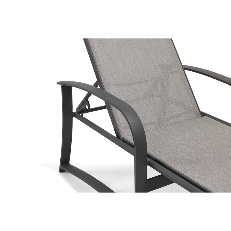Wakefield Deluxe Sling Chaise Lounge W/ Arms - The Great Escape