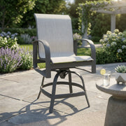Wakefield Sling Swivel Counter Height Stool - The Great Escape