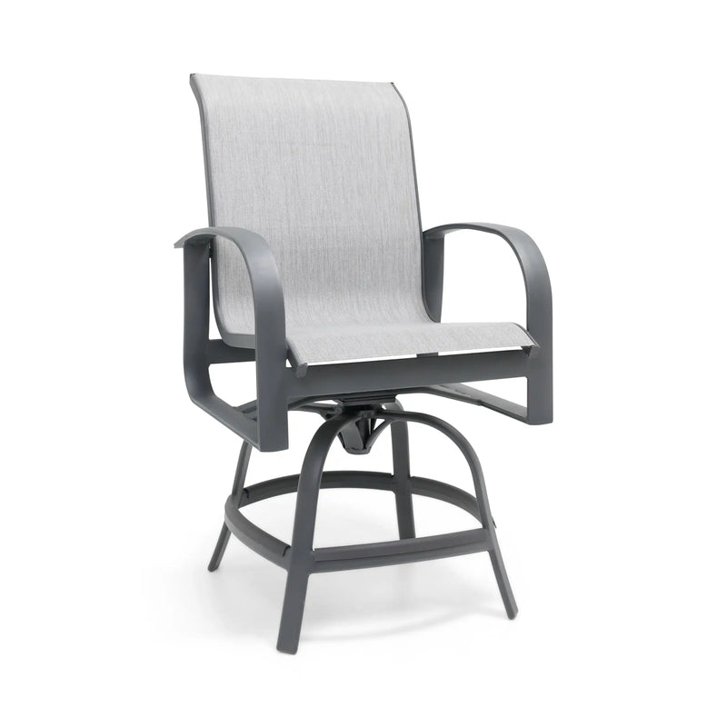 Wakefield Sling Swivel Counter Height Stool - The Great Escape