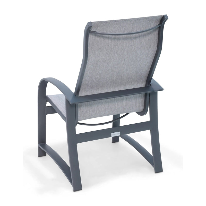 Wakefield Graphite High Back Sling Dining Chair - The Great Escape