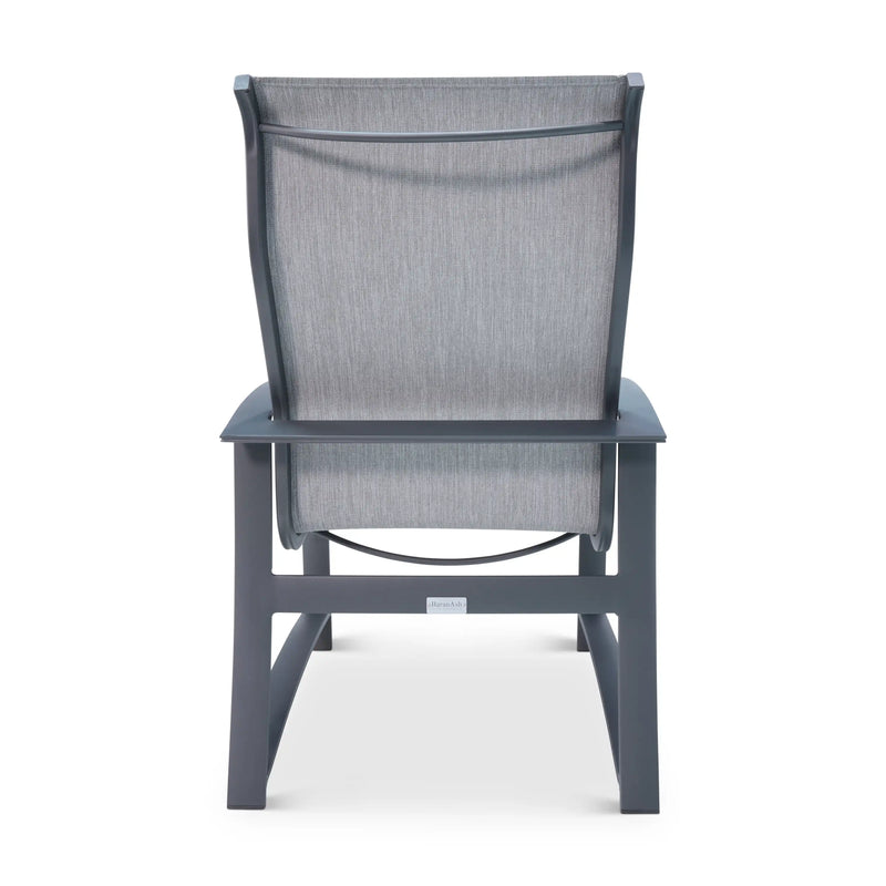 Wakefield Graphite High Back Sling Dining Chair - The Great Escape