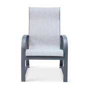 Wakefield Graphite High Back Sling Dining Chair - The Great Escape