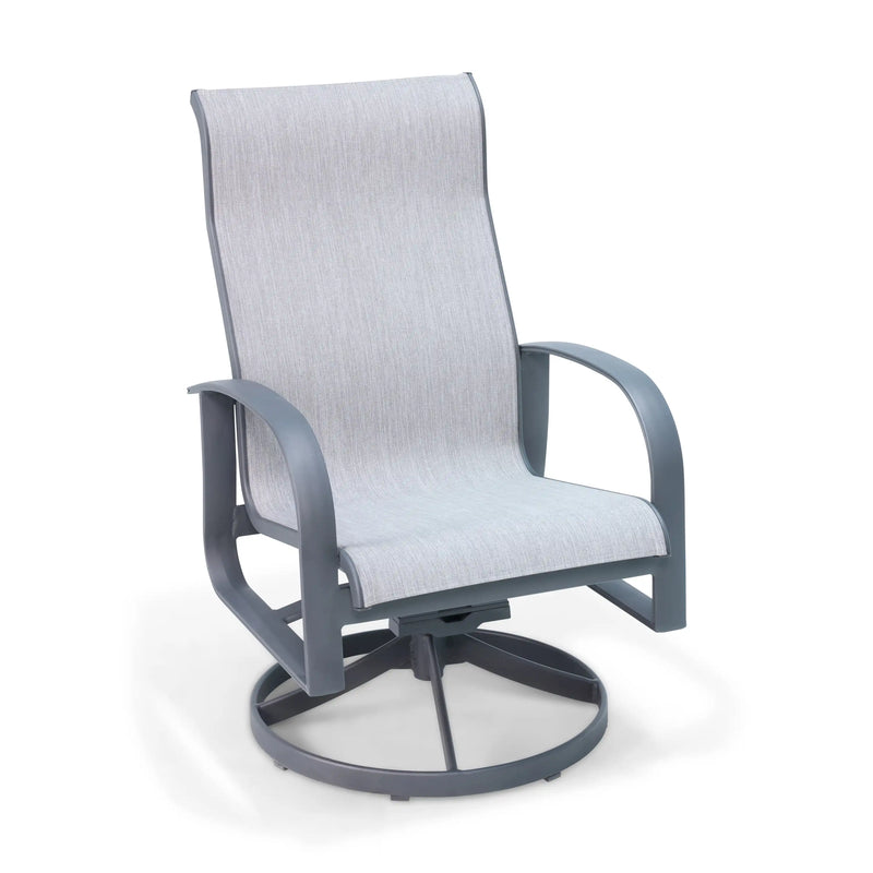 Wakefield Graphite High Back Sling Swivel Rocker - The Great Escape