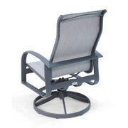 Wakefield Graphite High Back Sling Swivel Rocker - The Great Escape