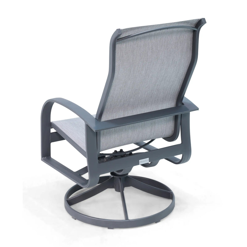 Wakefield Graphite High Back Sling Swivel Rocker - The Great Escape