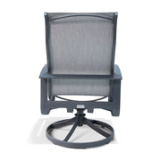 Wakefield Graphite High Back Sling Swivel Rocker - The Great Escape