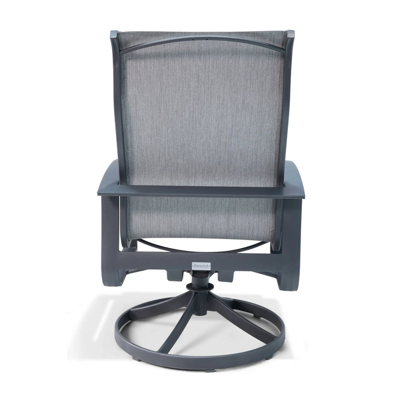 Wakefield Graphite High Back Sling Swivel Rocker - The Great Escape